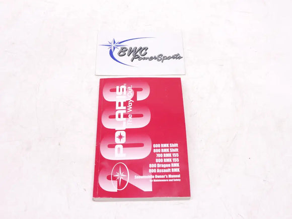 2009 Polaris RMK Snowmobile Owners Manual Accessories