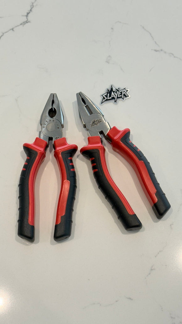 Slayer Solid Titanium Combination Pliers (6