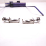 Used Carbon Sled Titanium Ice Scratchers With Bolt On Titanium Hangers