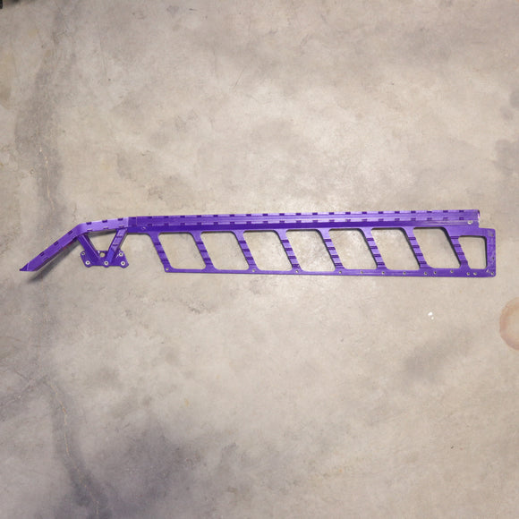 USED 2022+ Polaris Matryx Left Foot Rest Running Board (Plum Crazy) - 1026039-784