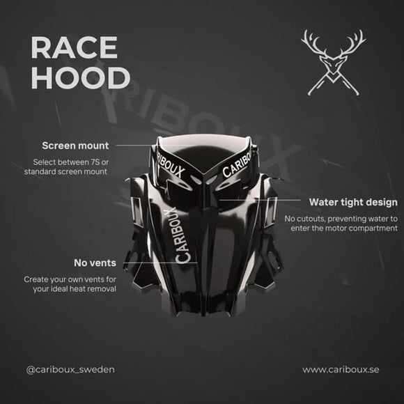 CaribouX Polaris Matryx Lightweight Hood – Race