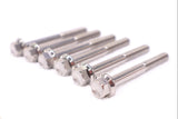 BWC Polaris P85 Titanium Clutch Cover Bolts (6pc)