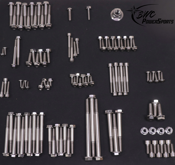 Polaris Patriot Engine 118pc Titanium Bolt Kit