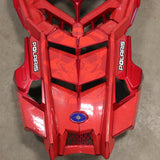 USED/Repaired 2016-2022 Polaris Axys Chassis Hood (Sunset Red) - 5451237-669