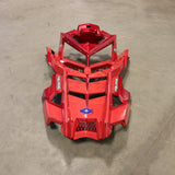 USED/Repaired 2016-2022 Polaris Axys Chassis Hood (Sunset Red) - 5451237-669