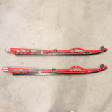 USED 2016-2020 Polaris PRO Set of Rails Red 163 3.0 Pitch - 1543529-293, 782-3