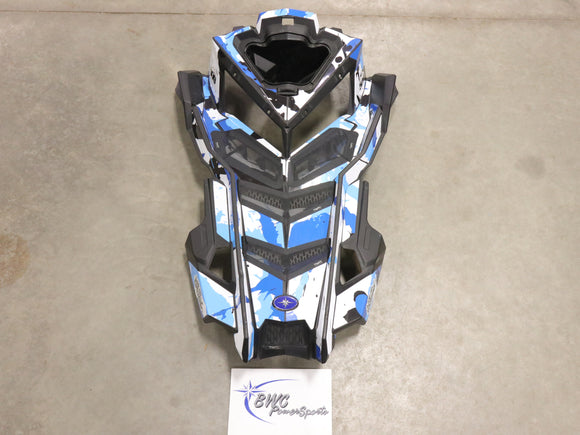 USED 2015-2021 Polaris AXYS Chassis Hood (Matte Black) - 5450455-070