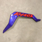 USED Polaris Matryx RMK/Khaos Right Side Panel Trim (Spirit Blue) - 5458736-694