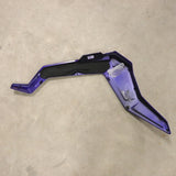 USED Polaris Matryx RMK/Khaos Right Side Panel Trim (Spirit Blue) - 5458736-694