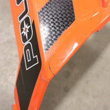 Repaired 2016-2022 Polaris Axys Chassis Left Side Panel (Orange Burst) -  5451230-647