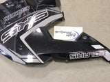 USED 2015-2022 Polaris Axys SKS Left Side Panel (Pearl Black) - 5451230-666