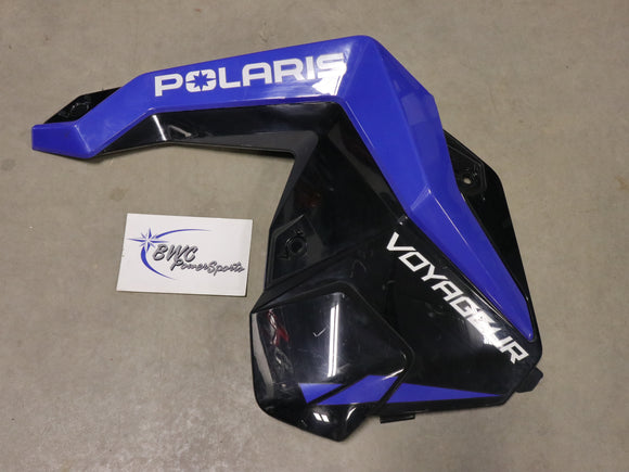 USED Polaris Matryx Chassis Left Side Panel (Black / Zenith Blue) -  5456420-266