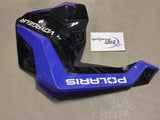 USED Polaris Matryx Chassis Left Side Panel (Black / Zenith Blue) -  5456420-266