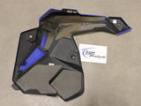 USED Polaris Matryx Chassis Left Side Panel (Black / Zenith Blue) -  5456420-266