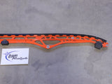 USED 2022-2023 Polaris Matryx Khaos Right Rail 155" 3.5P (Orange Burst) -  1544903-647