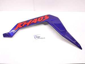 USED Polaris Matryx RMK/Khaos Left Side Panel Trim (Spirit Blue) - 5458735-694