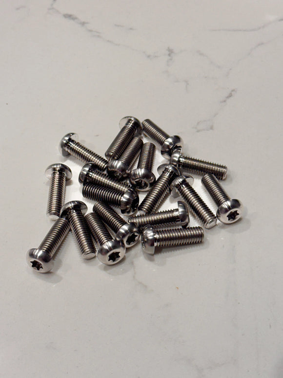 Slayer Skidoo/Lynx/BRP Titanium Governor Cup Bolt Set (6pc)