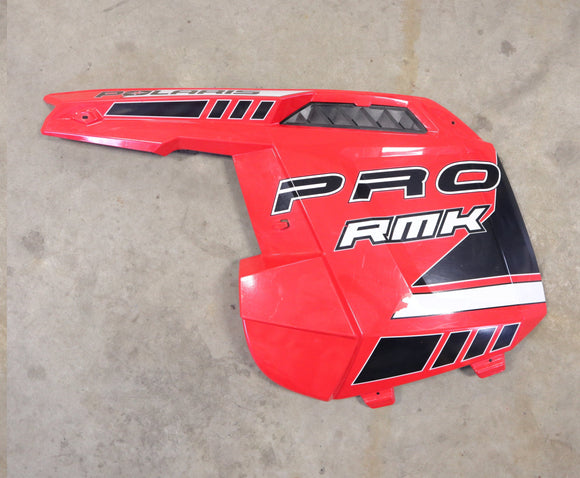 USED 2011+ Polaris Pro-Ride Chassis Left Side Panel (Indy Red) - 5437492-293