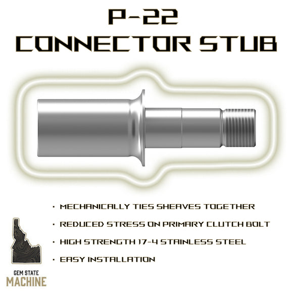 Fire N Ice Polaris P22 Sheave Connector Stub - Gem-P22-Fix