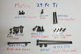 Carbon Sled Rear Suspension Titanium Hardware Kit's - Polaris