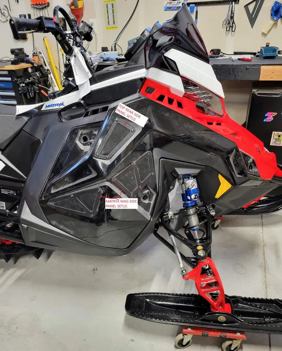 Fire N Ice Polaris Matryx Top Rear Side Panel Vent Set(2) - 100036 Aftermarket Parts