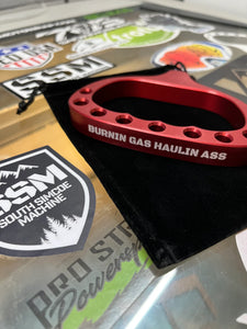 SSM BURNIN GAS HAULIN ASS Billet Aluminum Pull Cord Handle