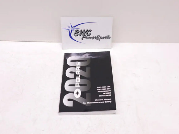 NEW 2020 Polaris RMK Snowmobile Owners Manual Accessories