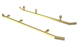 2007+ QualiPieces Polaris Gripper Ski Steel Runner Skag / Pair - P08-206-22 - 2875723