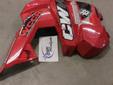 USED 2015-2021 Polaris AXYS Chassis Left Side Panel (Sunset Red) Body Parts