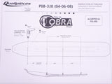 New Quali Pieces Anti Darting Cobra Carbide ski runners (Pair) - P08-320-04