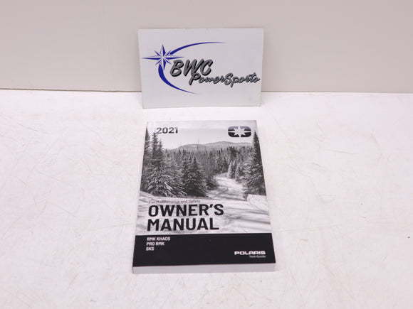 2021 Polaris RMK Snowmobile Owners Manual