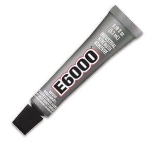 E6000 Industrial Strength Adhesive, Clear, 18oz